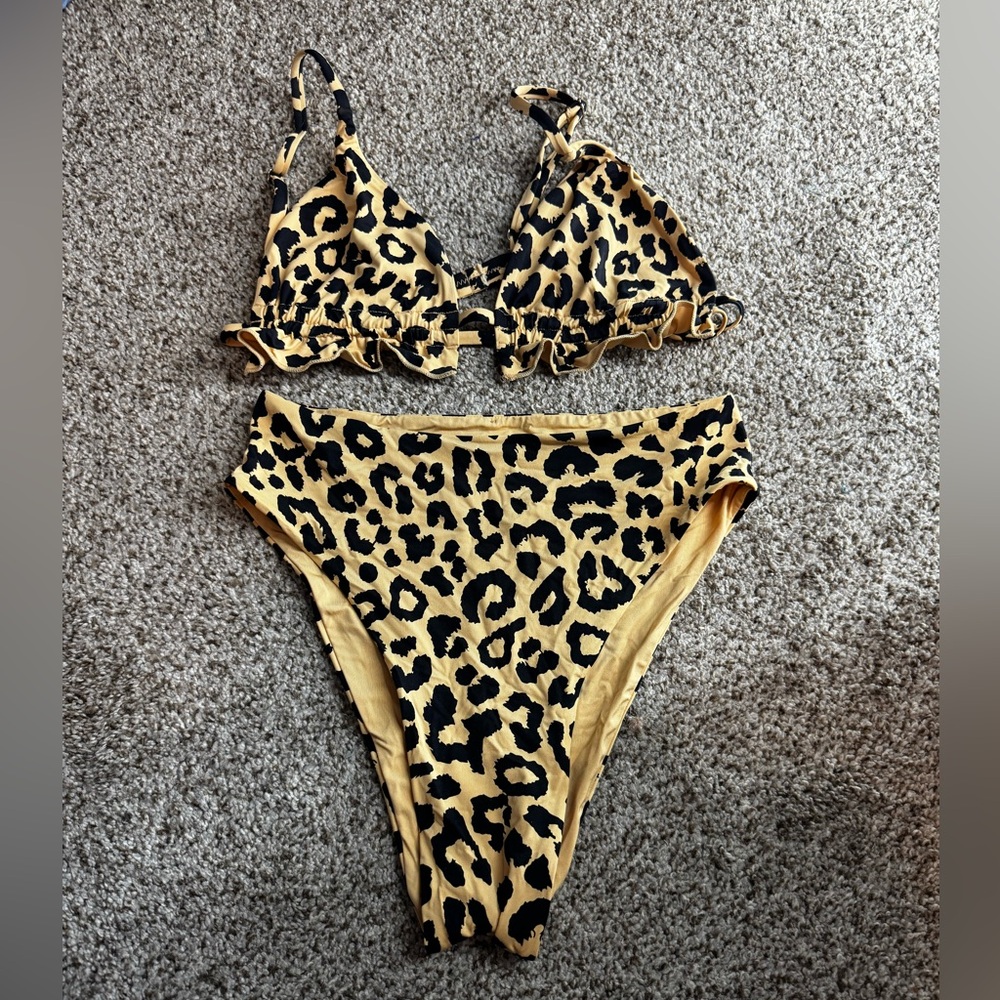 Toluca Leopard Print Bikini Set